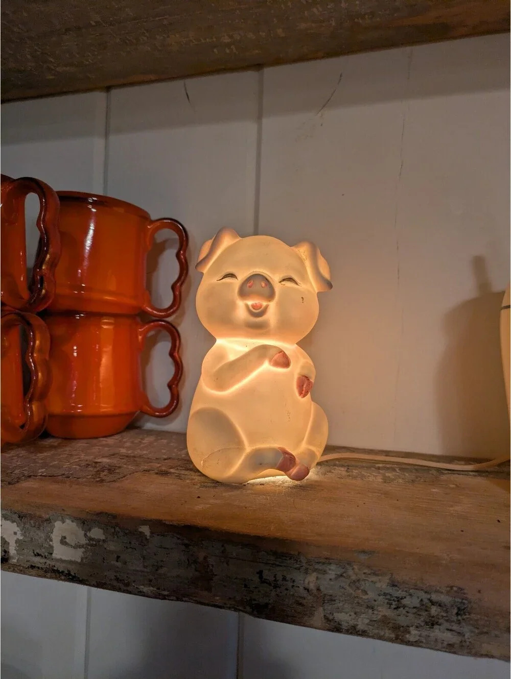 1950's Pig Lamp